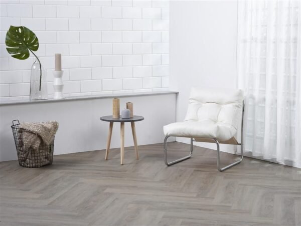 Floorlife Yup Visgraat Silent Rigid Click — Smoky - Afbeelding 2