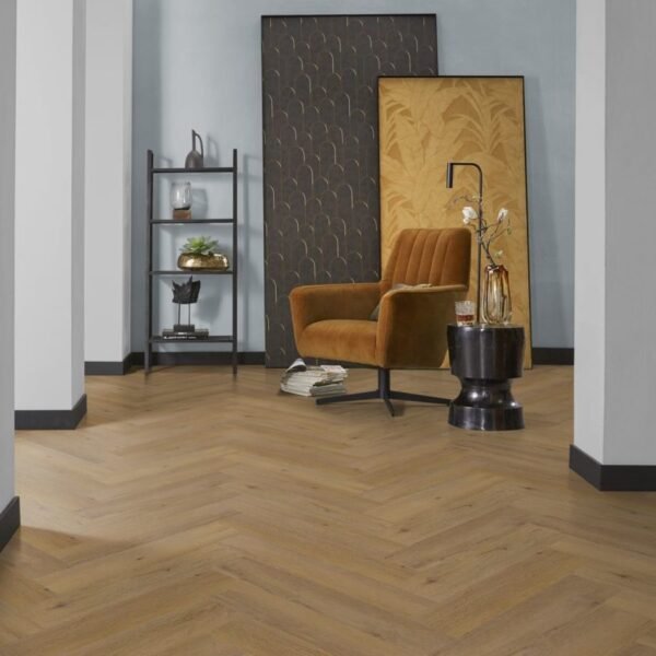 Floorlife YUP Leyton Visgraat — Dark Oak - Afbeelding 2