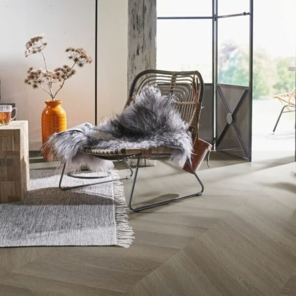 Floorlife YUP Fullham Chevron (Brown) — Brown - Afbeelding 2
