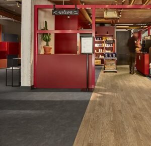 Forbo Allura Verlijmd 0.70 (2.5mm) Tegels — Nero Concrete (50x50) - Afbeelding 2