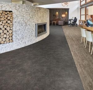 Forbo Allura Verlijmd 0.70 (2.5mm) Tegels — Nero Concrete (50x50) - Afbeelding 3