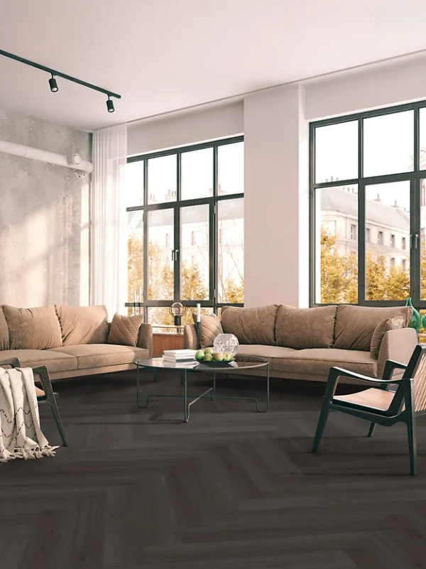 Enia Strix Walvisgraat (Oak Black) — Oak Black - Afbeelding 2