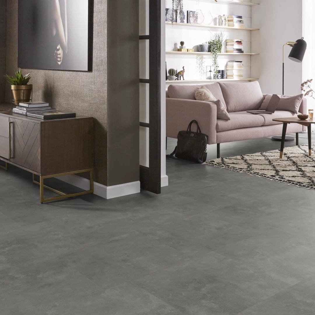 Ambiant-Ceramo-XL-Silent-Rigid-Click-(Grey) van Ambiant in de kleur Grey - PVC vloeren