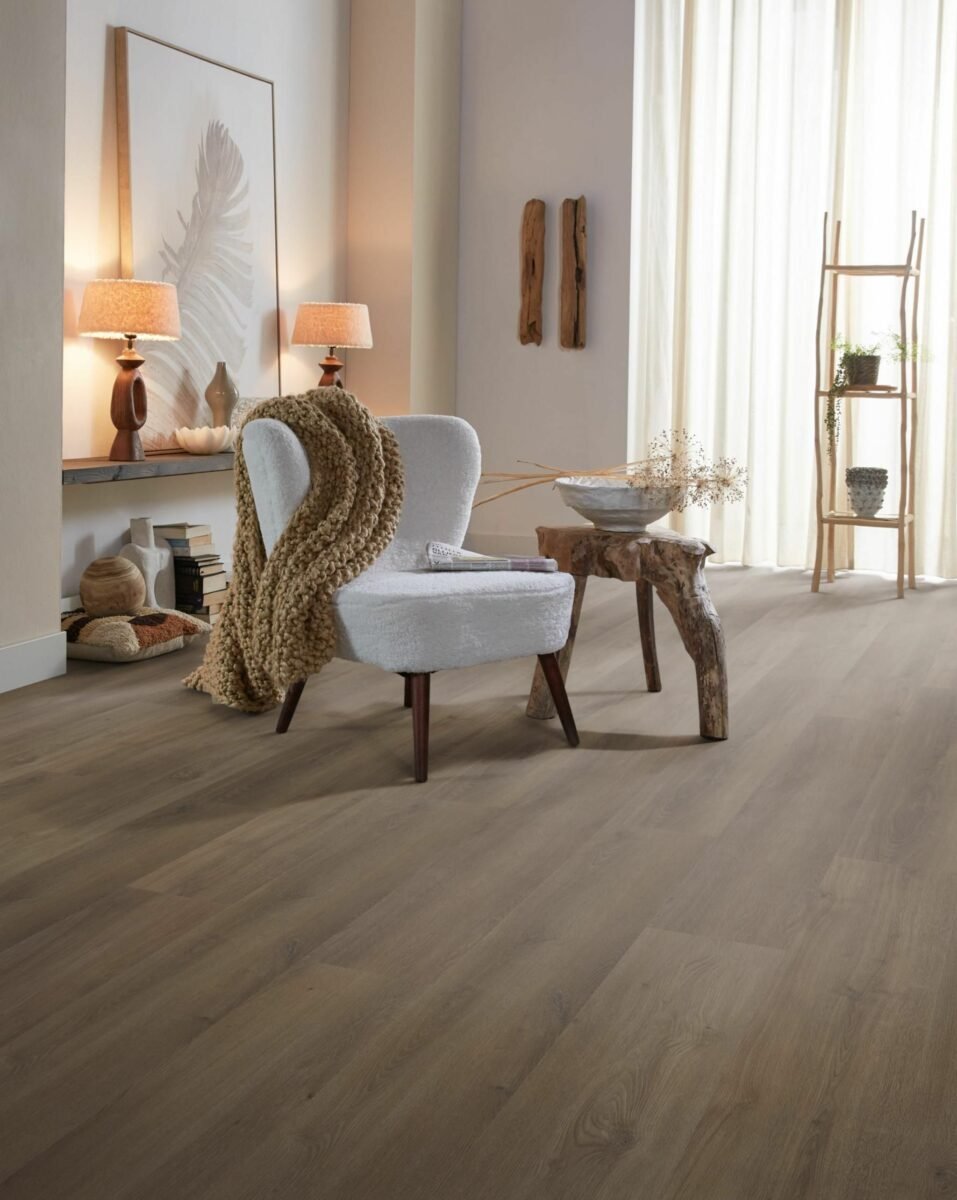 Ambiant-Espero-Silent-Rigid-Click-(Warm-Brown) van Ambiant in de kleur Warm-Brown - PVC vloeren