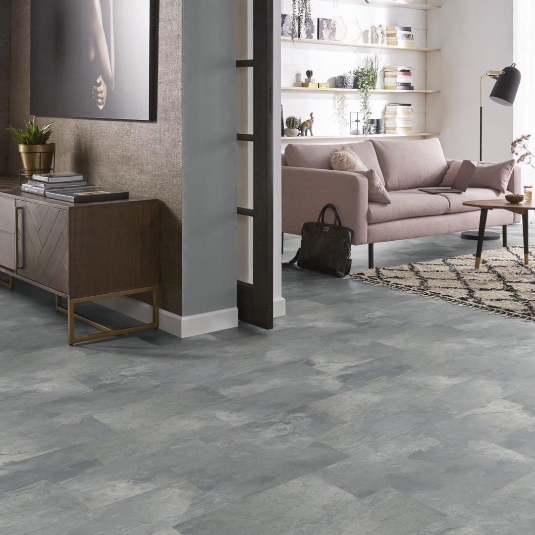 Ambiant-Expression-Aqua van Ambiant in de kleur Middengrijs - PVC vloeren