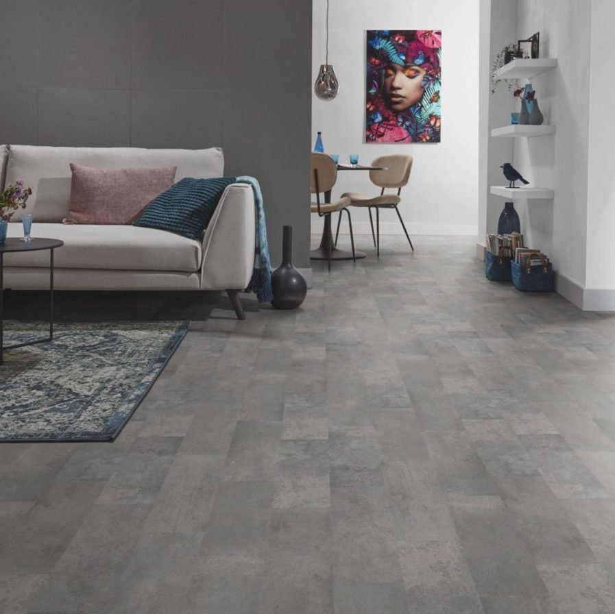 Ambiant-Expression-Aqua van Ambiant in de kleur lichtgrijs - PVC vloeren