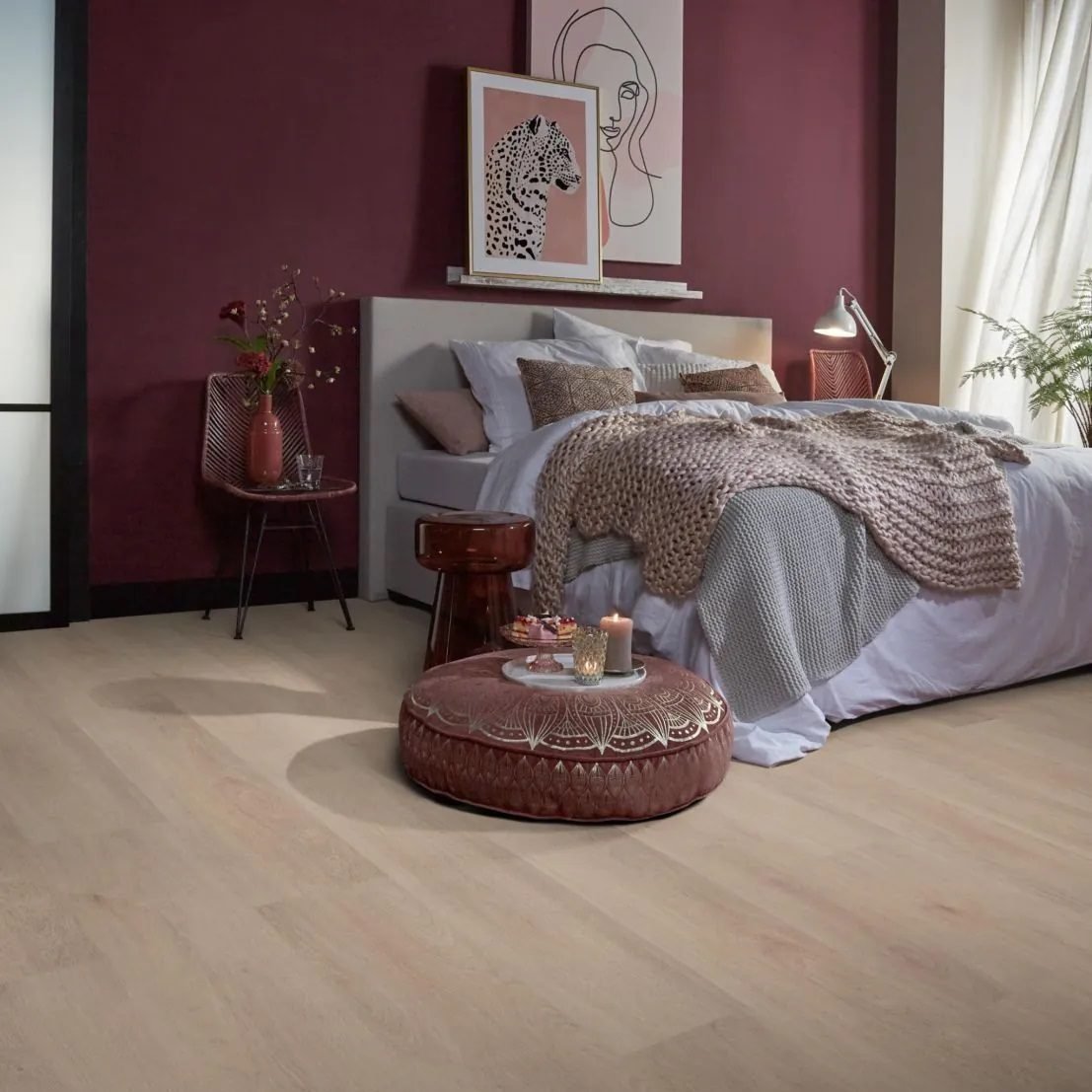 Ambiant-Lavanta van Ambiant in de kleur Blank-Eiken - PVC vloeren