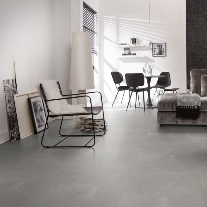 Ambiant-Piero-Silent-Rigid-Klik-(Light-Grey) van Ambiant in de kleur Light-Grey - PVC vloeren