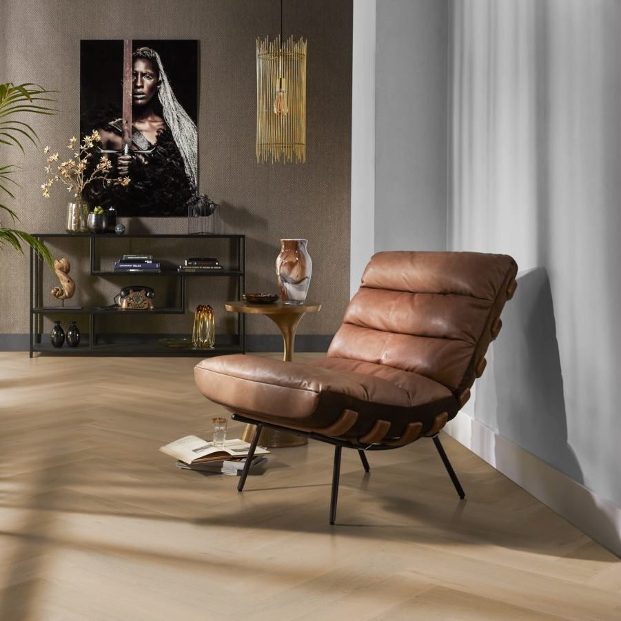 Ambiant-Spigato-Vivero-Visgraat-Silent-Rigid-Click-(Warm-Oak) van Ambiant in de kleur Warm-Oak - PVC vloeren