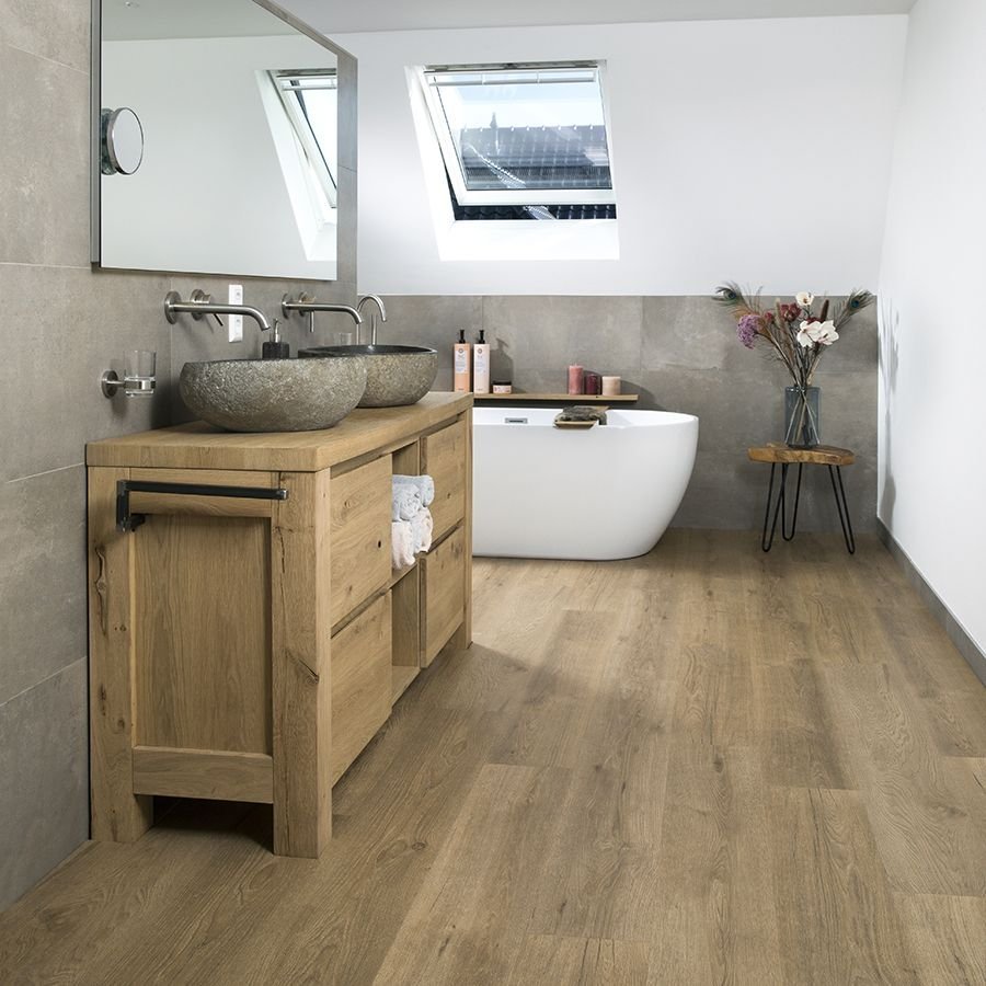 Douwes-Dekker-Ambitieus-klik-(Gemberkoek) van Douwes-Dekker in de kleur Gember - PVC vloeren