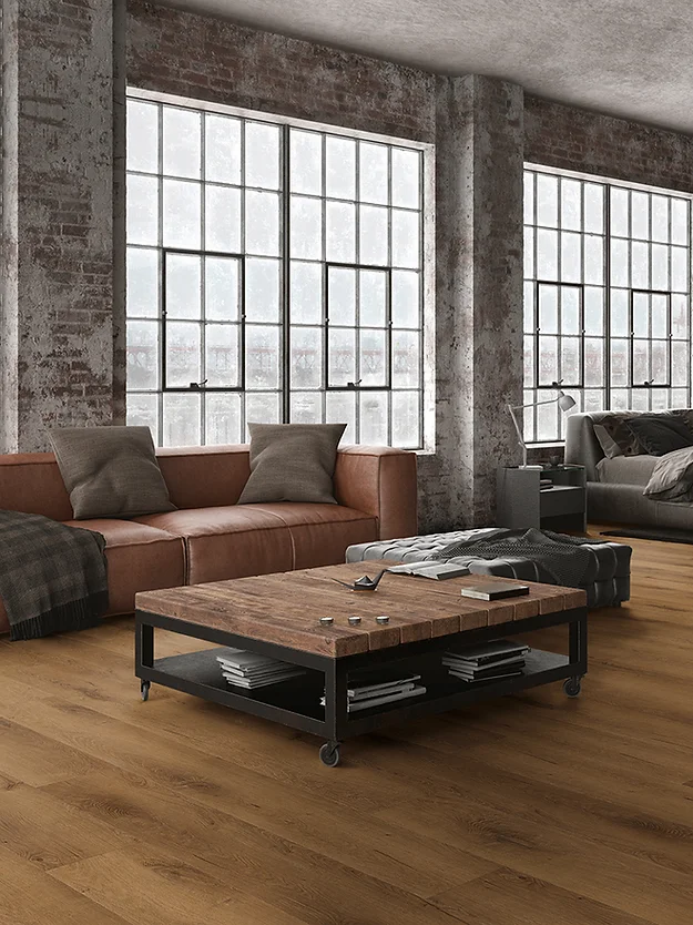 Enia-Larix-(Barrique) van Enia in de kleur Oak-Barrique - PVC vloeren