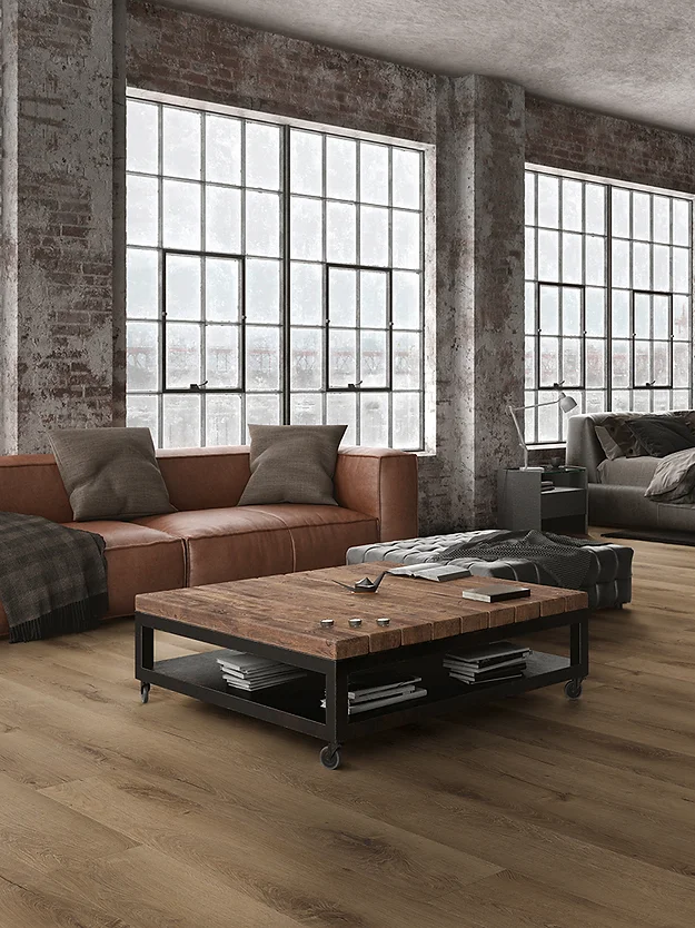 Enia-Larix-(Oak-Smoked) van Enia in de kleur Oak-Smoked - PVC vloeren