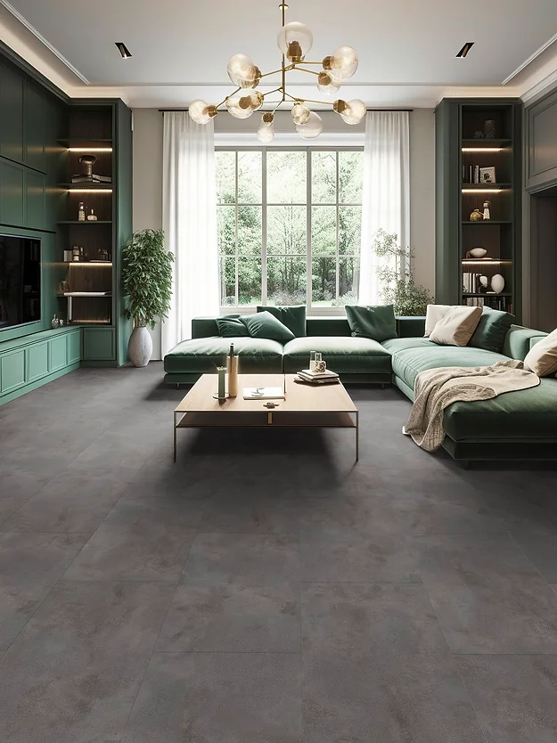 Enia-Sorex-Tegel-(Screed-Light) van Enia in de kleur Screed-Light - PVC vloeren