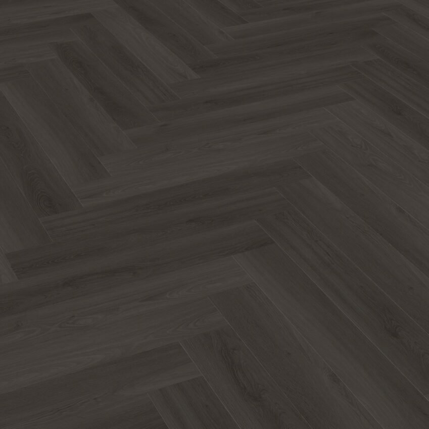 Enia-Strix-Walvisgraat-(Oak-Black) van Enia in de kleur Oak-Black - PVC vloeren