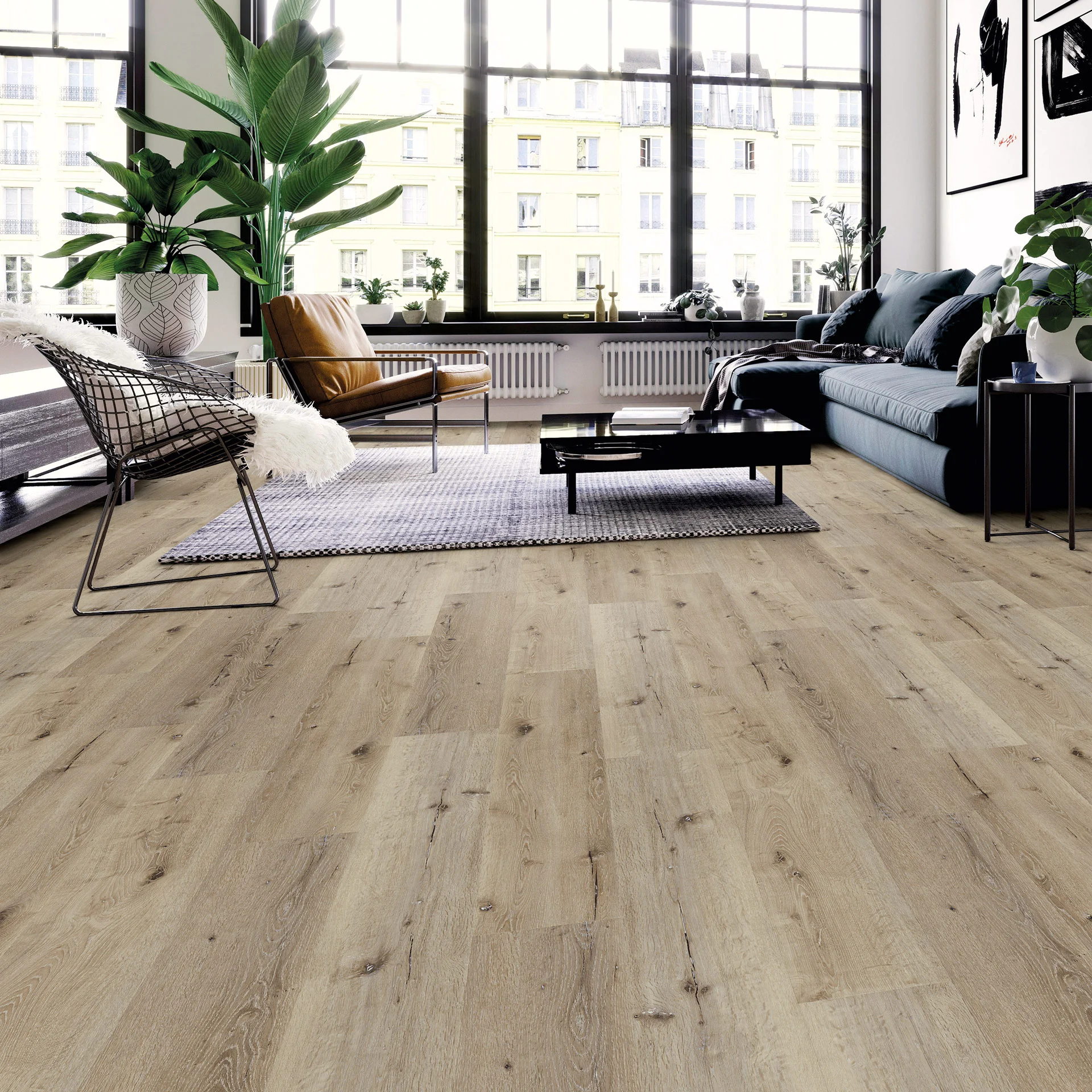 Enia-Tambora-(Oak-Delight) van Enia in de kleur Oak-Delight - PVC vloeren
