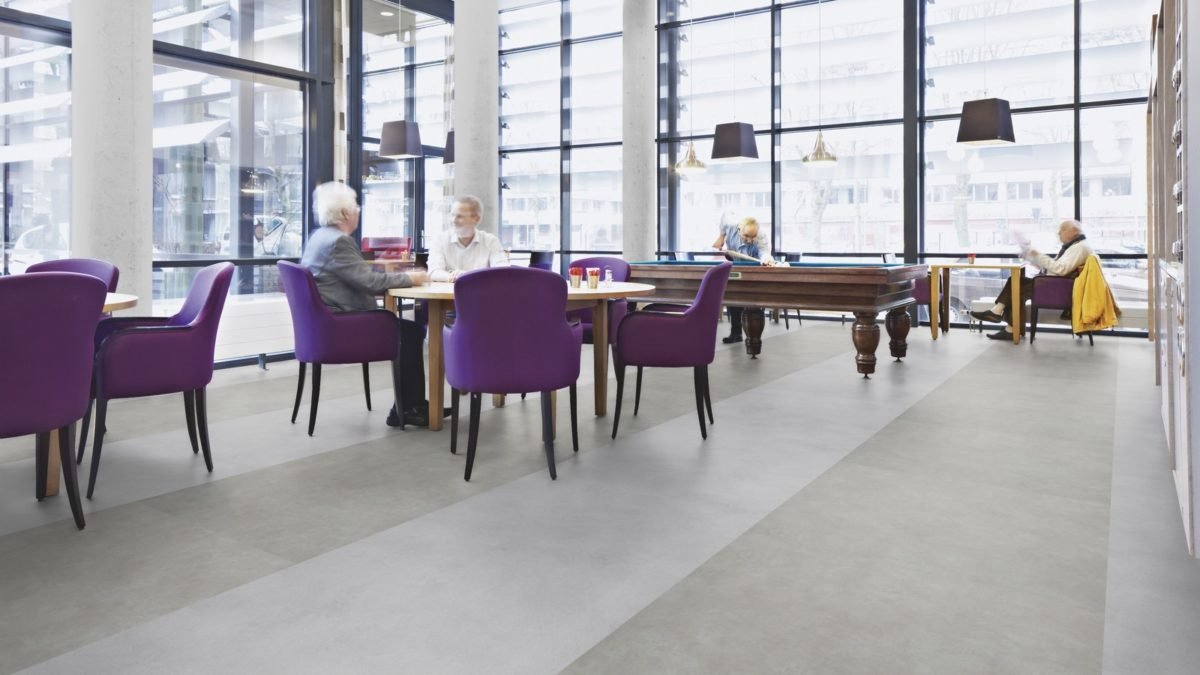 Forbo-Allura-Verlijmd-0.70-(2.5mm)-Tegels van Forbo in de kleur Grigio-Concrete-(100x100) - PVC vloeren