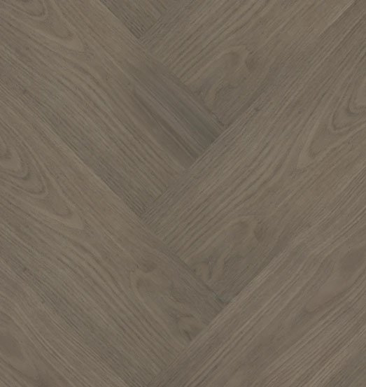 Hebeta-Chapelle-Visgraat-XL-Dryback van Hebeta in de kleur Eiken-Donkerbruin - PVC vloeren