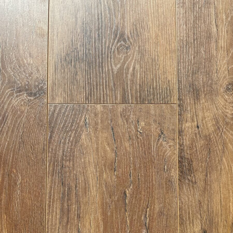 Hebeta-Chicago-rechte-planken-10-411 van Hebeta in de kleur Eiken-Donkerbruin - PVC vloeren