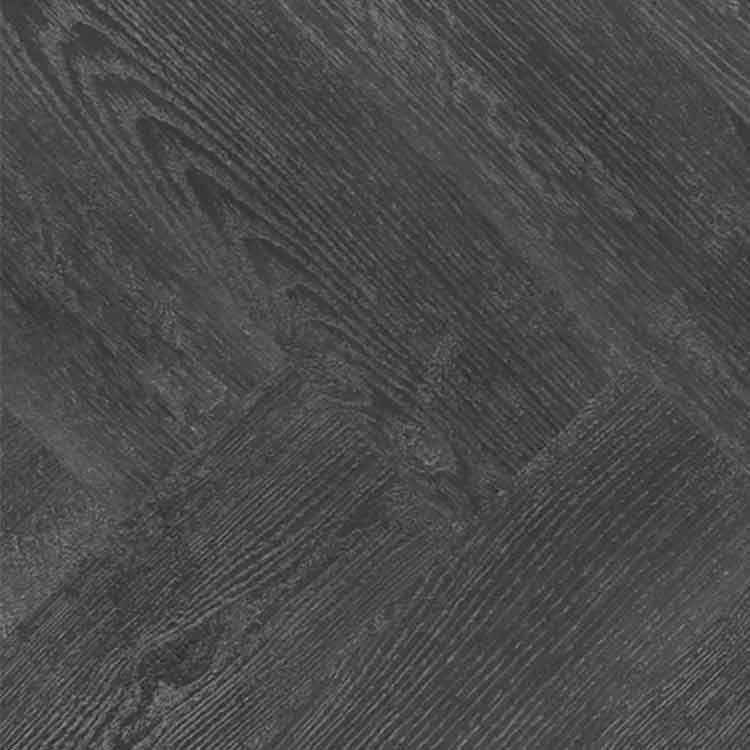 Hebeta-Largo-Visgraat-XL-Dryback van Hebeta in de kleur Eiken-Zwart - PVC vloeren