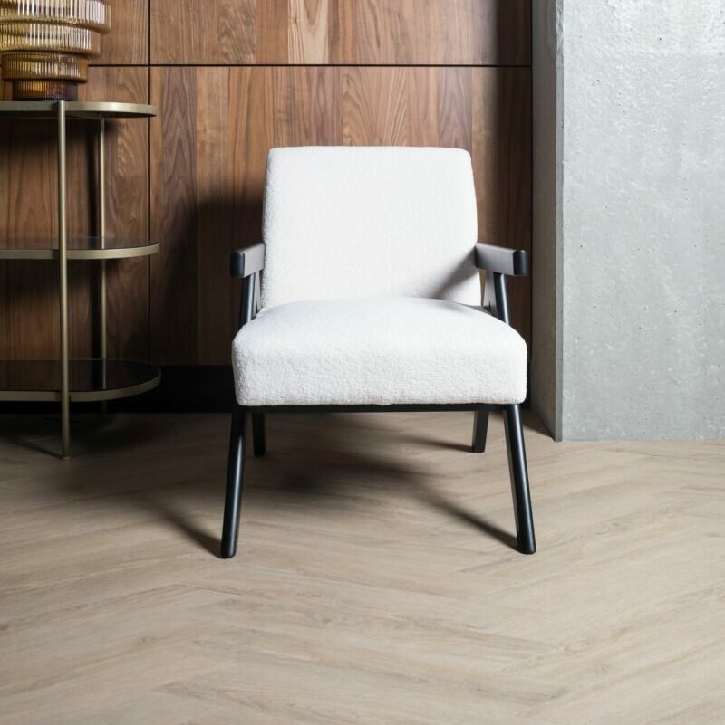 Hebeta-Progress-Visgraat-XL-Dryback van Hebeta in de kleur Eiken-Licht-Beige - PVC vloeren