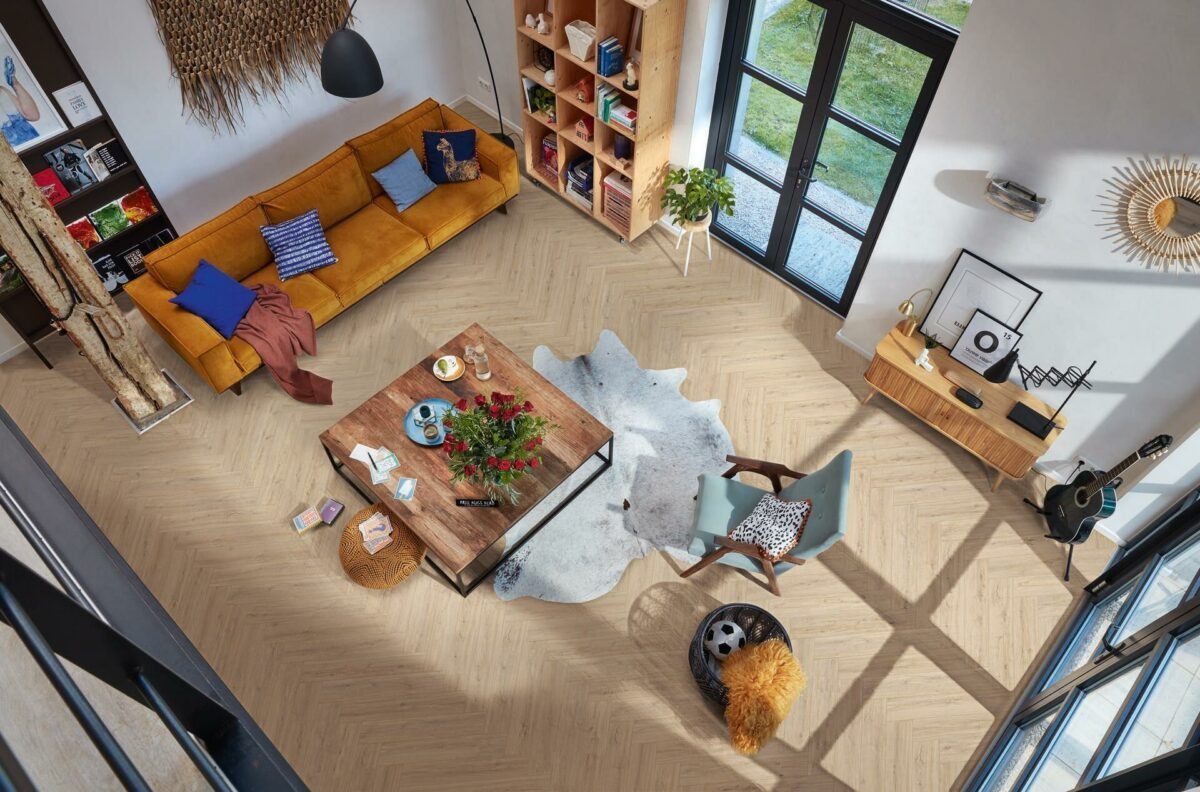 Meister-LS-350 van Meister in de kleur Rotseik-Zand - PVC vloeren