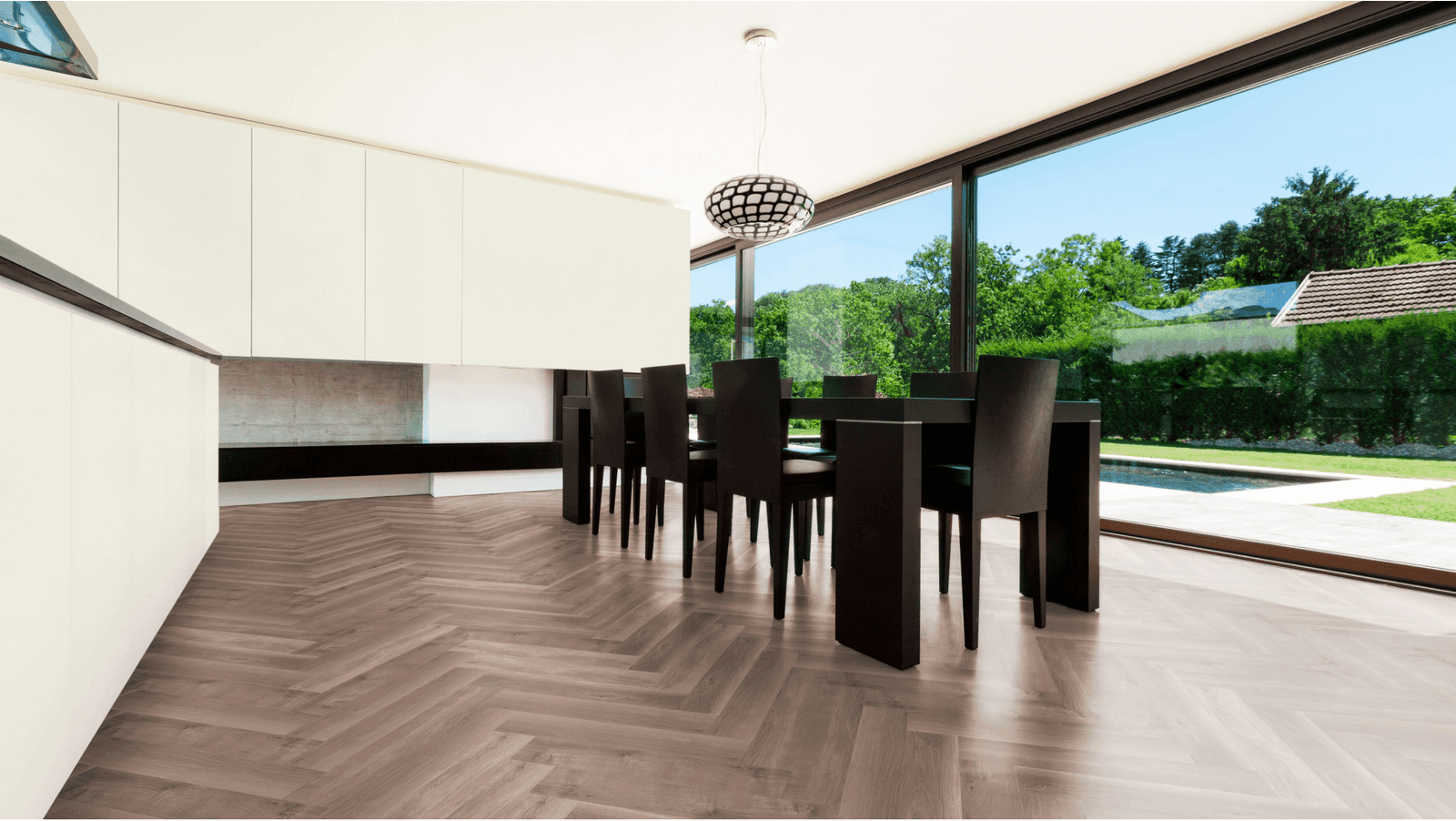 Mflor-Parva-Broad-Leaf-(visgraat) van Mflor in de kleur Smoky-Sycamore - PVC vloeren