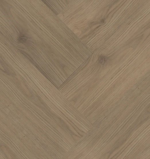 Montinique-Chapelle-Visgraat-XL-Dryback van Montinique in de kleur Eiken-Midden-Bruin - PVC vloeren