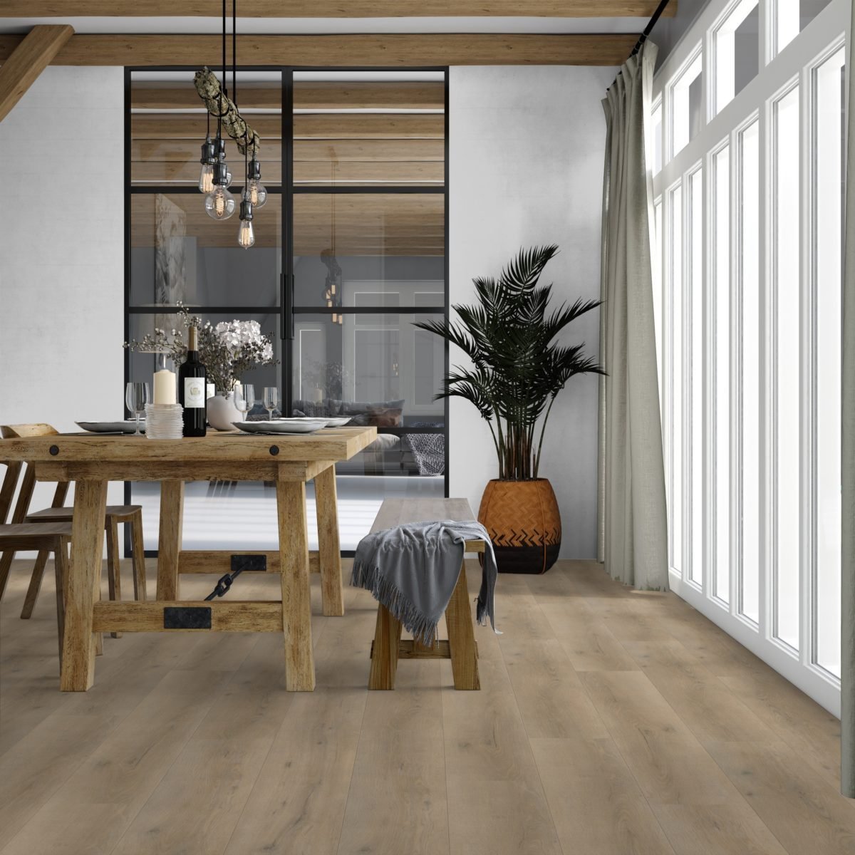 Vivafloors-Eiken-Klik van Vivafloors in de kleur Geen-kleur-naam - PVC vloeren